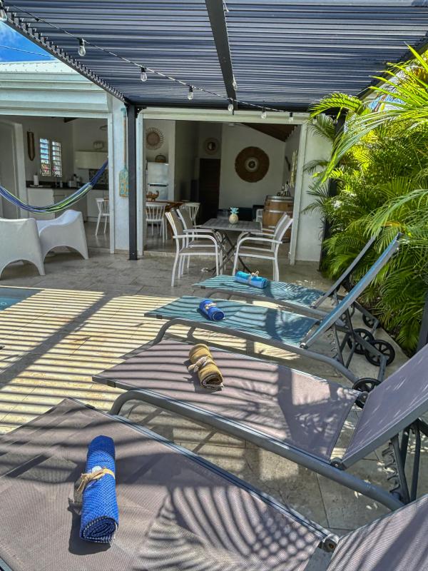 5.Location Villa piscine Saint François Guadeloupe_Vue ensemble